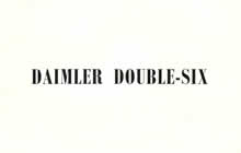 Daimler Double Six Brochure cover 1975