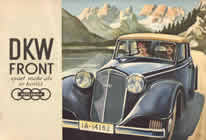 DKW Front sales brochure cover 1936