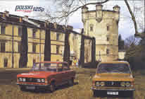 FSO Polski Fiat 125p flyer cover 1976