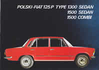 Polski Fiat 125p Dutch sales brochure cover 1979