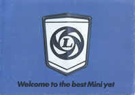 Mini range sales brochure 1977 cover