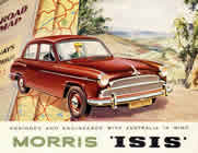 Morris Isis Australian sales brochure cover 1956