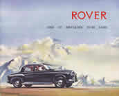 ROVER P4 overview brochure cover from 1958