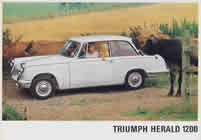 Triumph Herald 1200 sales brochure cover 1968